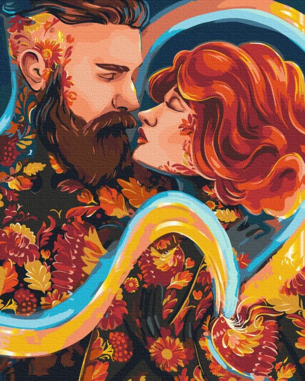 Картина по номерам "Закохані © Olena Lazarenko"