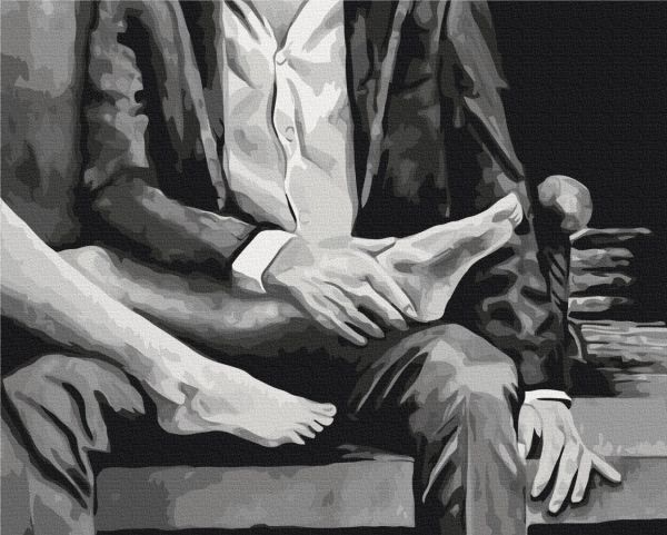 Картина по номерам "Язык тела 2 © Anna Esthete"