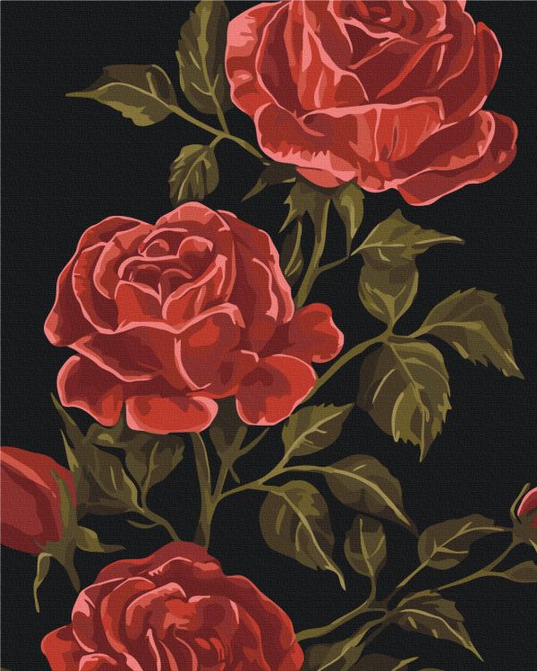 Картина по номерам "Цвет любви © LUNATART"