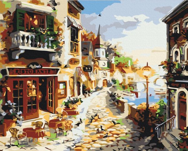 Картина по номерам "Сказочная улица"