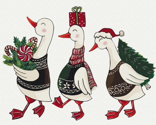 Картина по номерам "Новогодняя суета © ANNART"