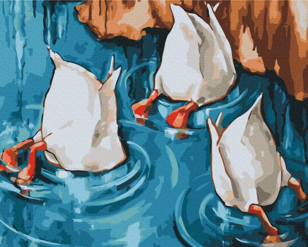 Картина по номерам "Гусиные лапки © ANNART"