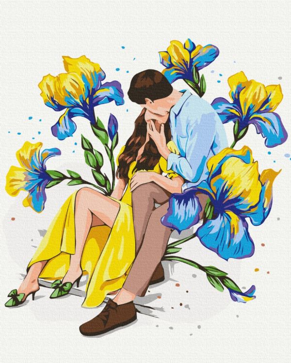 Картина по номерам "Квітуче кохання ©Alla Berezovska"