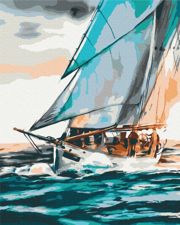 Картина по номерам "Морское путешествие ©Понамарчук Ирина"