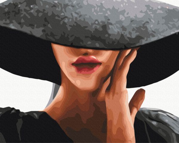 Картина по номерам "Дама с секретом"