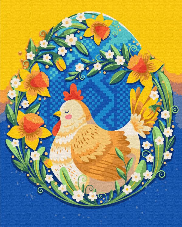 Картина по номерам "Пасхальное счастье © Полина Скурихина"
