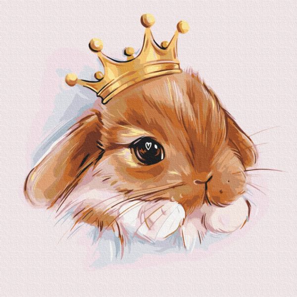 Картина по номерам "Крошка зайчонок"