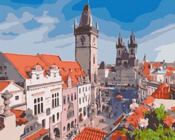 Картина по номерам "Вид на Прагу"