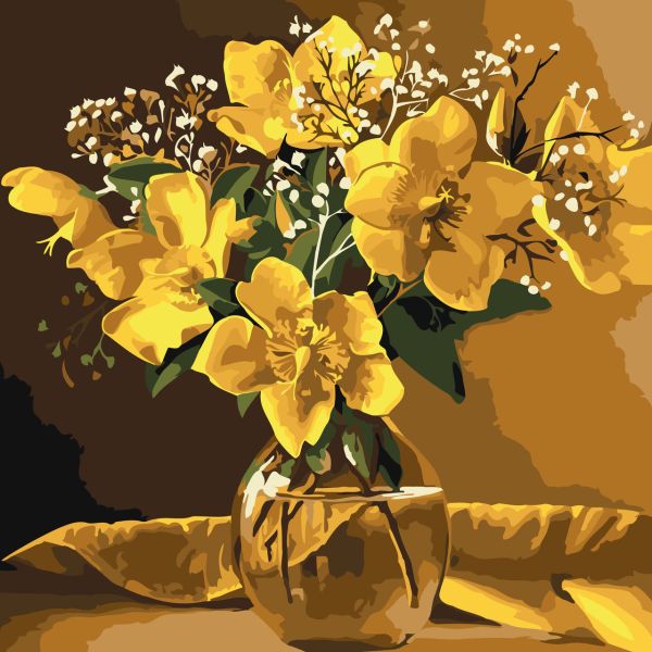 Картина за номерами 30*30см "Нарциси"