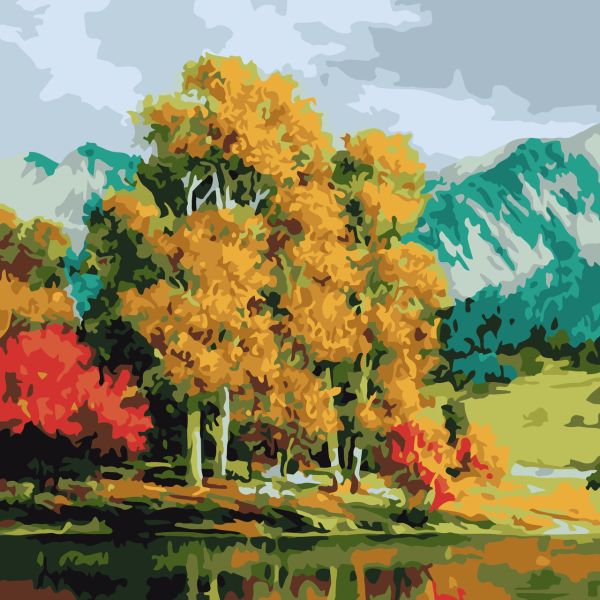 Картина за номерами 30*30см "Осінь"
