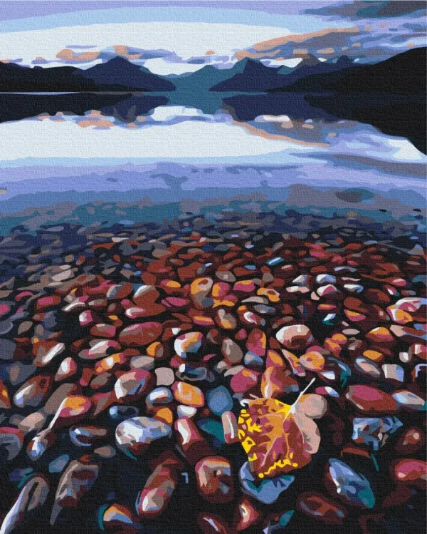 Картина за номерами "Кам'янистий берег" BS3843 40×50 см