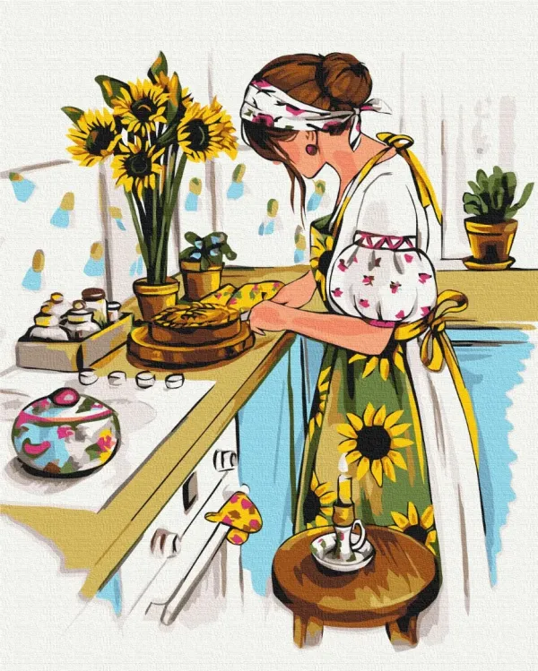 Картина за номерами "Домашній затишок © Alla Berezovska" BS53729 40×50 см