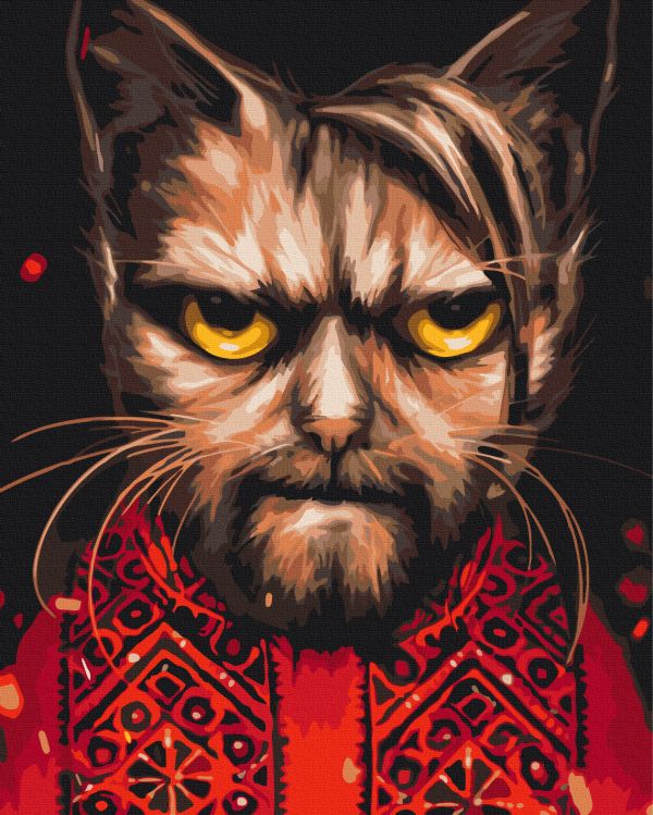 Картина по номерам "Кот Усик© Марианна Пащук"