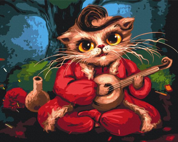 Картина по номерам "Кот Мамай © Марианна Пащук"