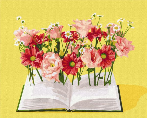 Картина по номерам "Книга на родном языке © Halyna Vitiuk"