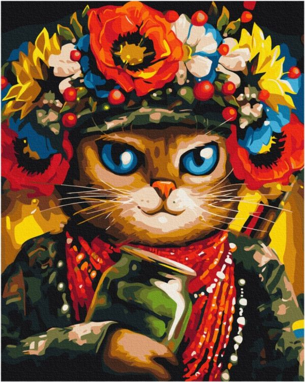 Премиуи картина по номерам "Кошка Защитница ©Марианна Пащук"