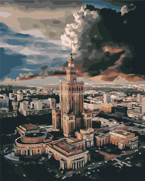 Премиуи картина по номерам "Центр Варшавы"
