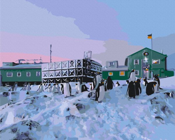 Картина по номерам "Vernadsky Research Base © Оксана Савенко"