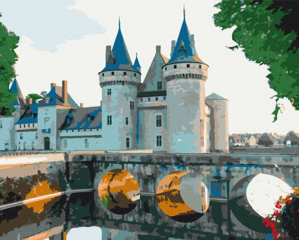 Премиуи картина по номерам "Замок Сюлли-сюр-Луар"