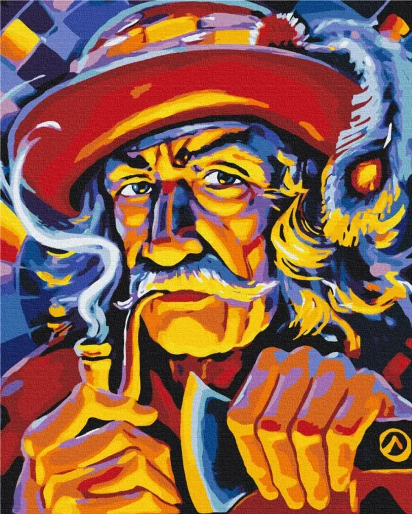 Картина за номерами "Дідо з гір © Oleg Loburak" BS53765L 48×60 см