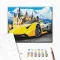 Картина за номерами "Lamborghini біля замку" BS28723 40×50 см