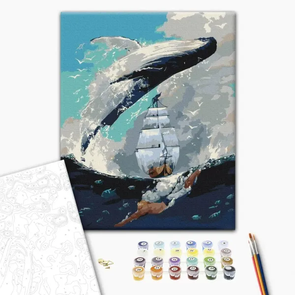 Картина за номерами "Господар моря" BS51542 40×50 см
