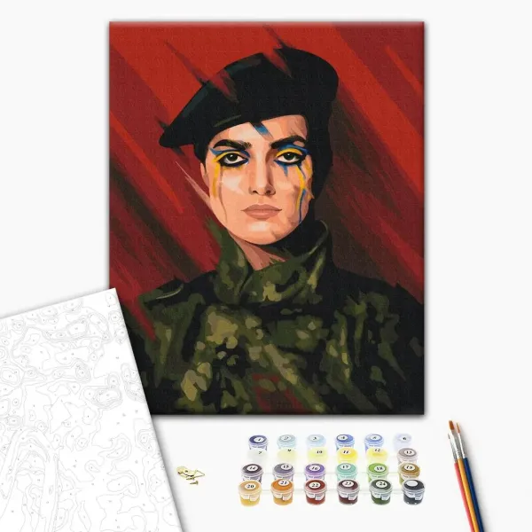 Картина за номерами "Сила України  ©Поліна Скурихіна" BS53068 40×50 см