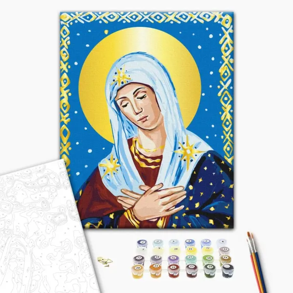 Картина за номерами "Молитва серця © Каріна Зіміна" BS53970 40×50 см
