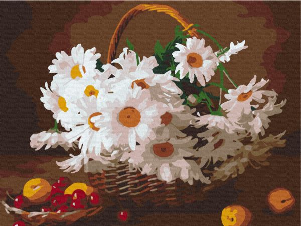Картина по номерам "Дикие ромашки"