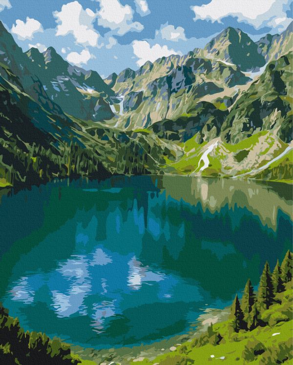 Картина по номерам "Морской глаз"