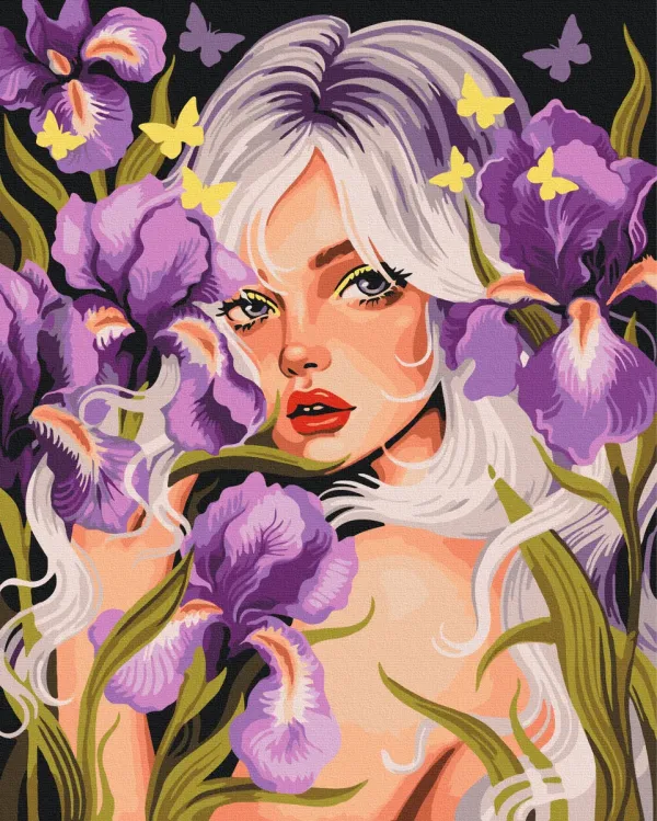 Картина за номерами "Квіткова мольфарка © Polina Skurykhina" BS54320 40×50 см