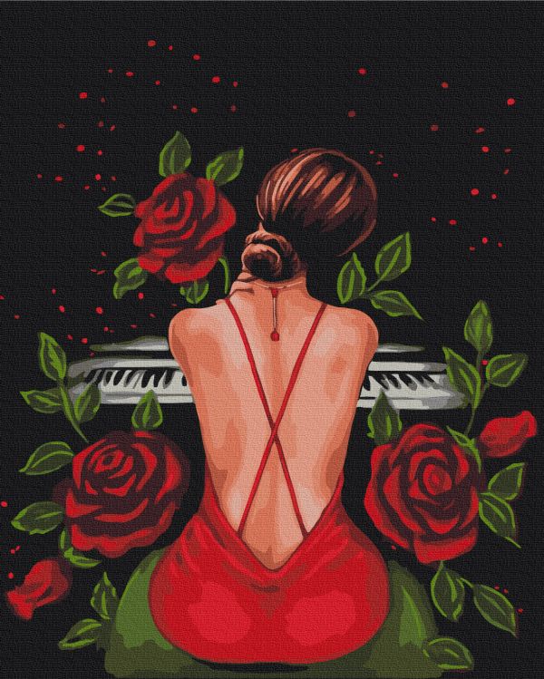 Картина по номерам "Мелодия сердца © Alla Berezovska"