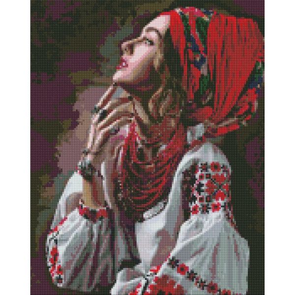 Алмазная мозаика без подрамника "Цветы-звезды" AMC20135, 40х50 см