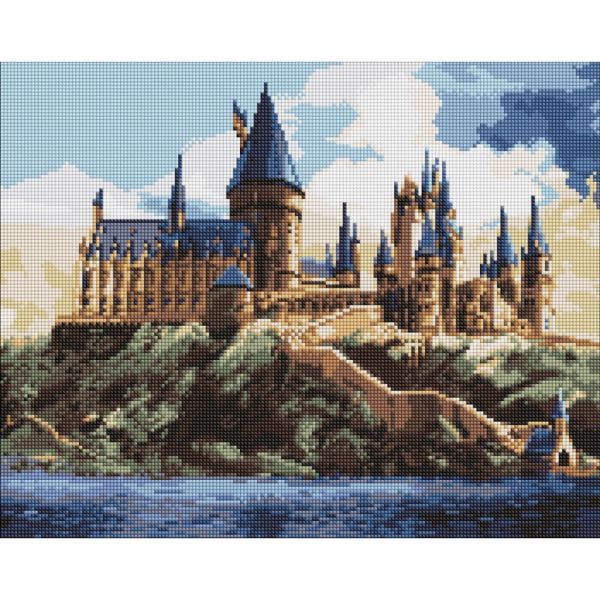 Алмазная мозаика "Harry Potter: Хогвартс днём" ©Warner Bros AMO20360, 40х50 см
