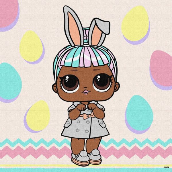 Картина по номерам "L.O.L. Surprise! Spring Bling CARATS" KHO1227, 30×30 см