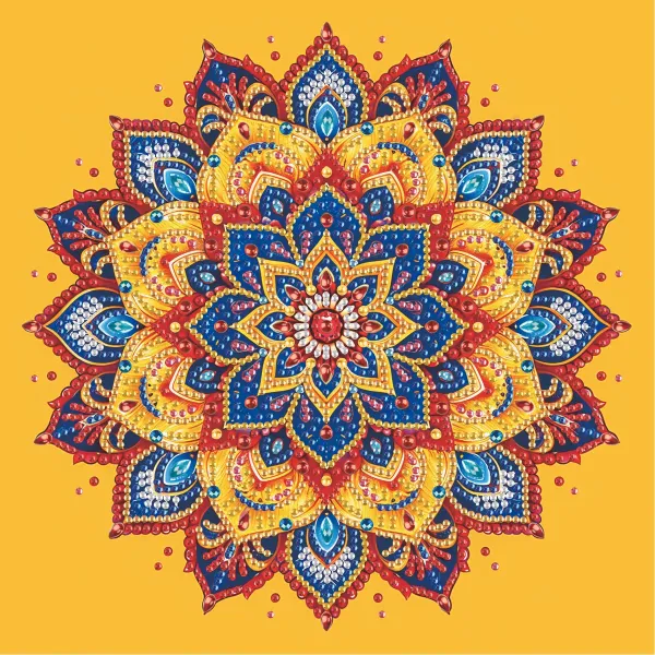 Діамантова мозаїка "Яскрава квітка" BH017 25X25