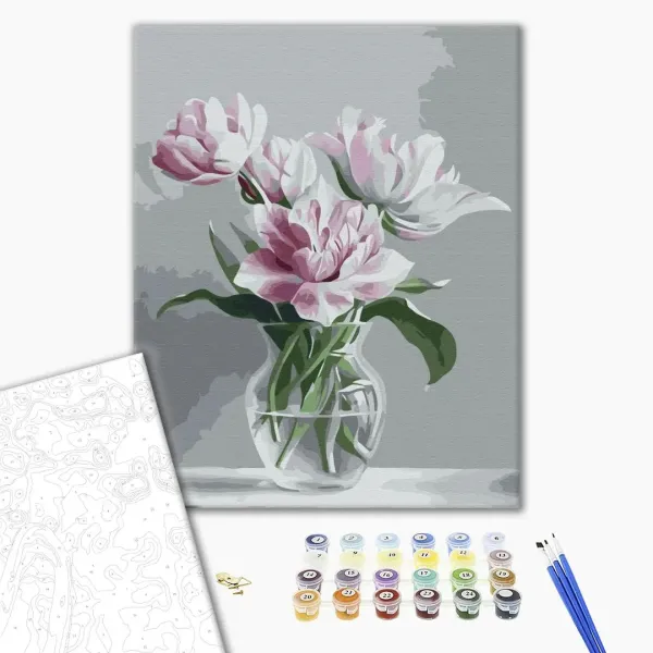 Картина за номерами "Ваза ніжності" BS51471 40×50 см
