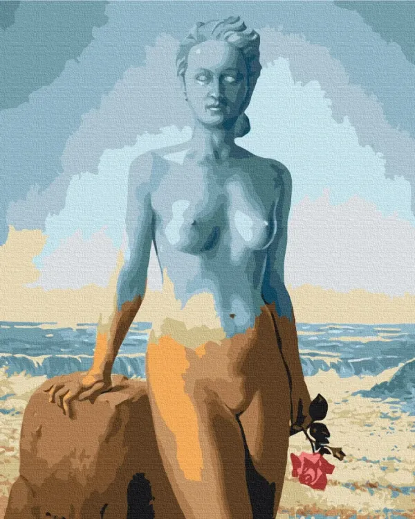 Картина за номерами "Красивий корабель. Рене Магрітт" BS52406 40×50 см