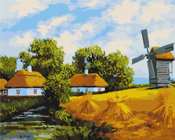 Картина за номерами "Житній день" BS53151L 48×60 см