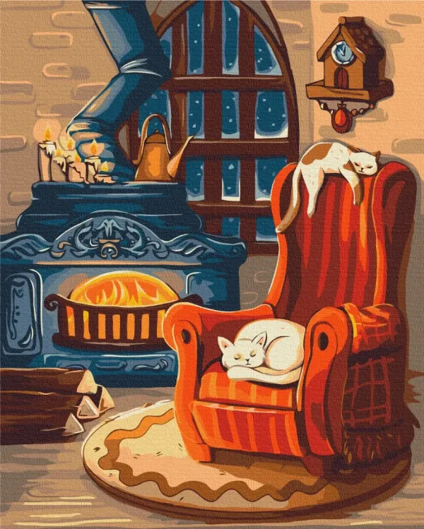 Картина за номерами "Затишна зима © Olena Lazarenko" BS53407L 48×60 см