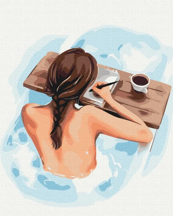 Картина за номерами "Час для себе ©Alla Berezovska" BS53447 40×50 см