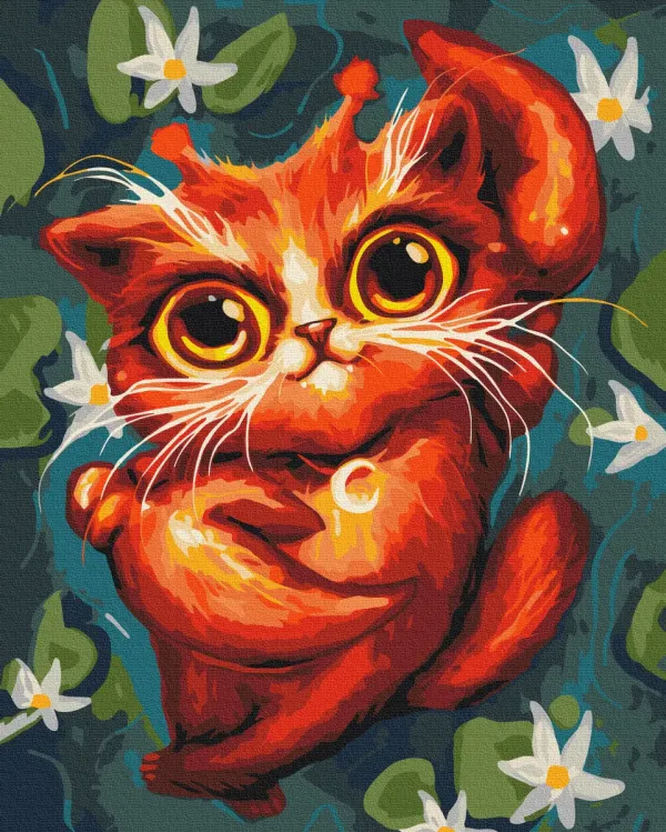 Картина за номерами "Котик Рак ©Маріанна Пащук" BS54139 40×50 см