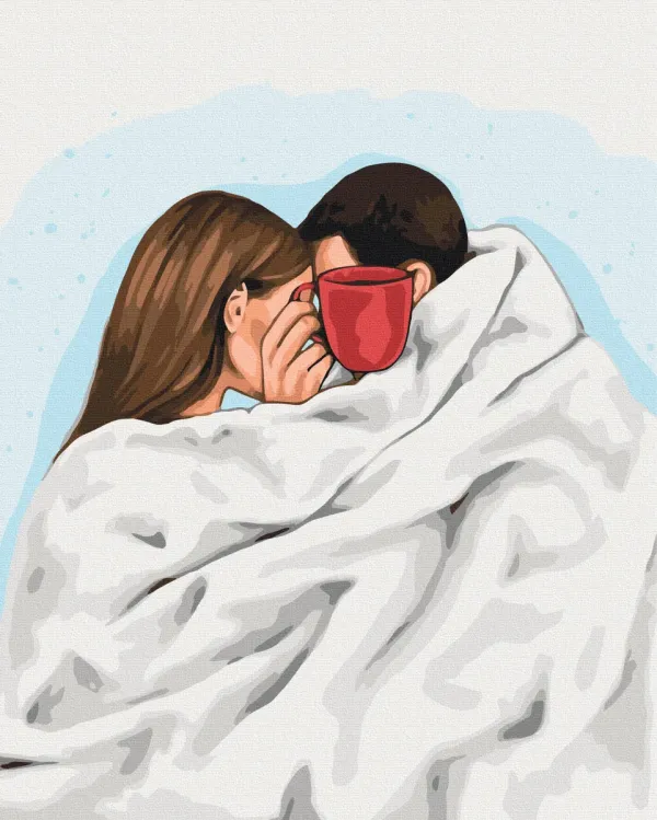 Картина за номерами "Кава на двох  ©Alla Berezovska" BS54224 40×50 см