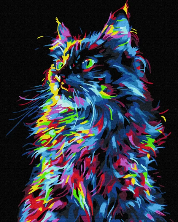 Картина за номерами "Магічний котик" BSB0021 40×50 см