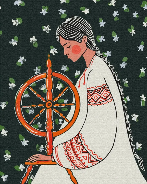 Картина за номерами "Прядка життя © ANNART" BS54029L 48×60 см