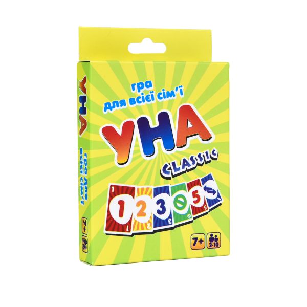 Настольная игра Strateg УНА classic карточная развлекательная на украинском языке 7015
