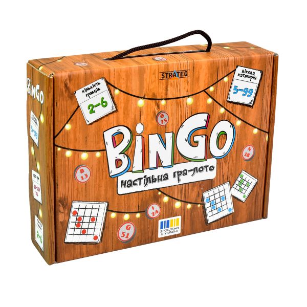 Настольная игра Strateg Лото BinGo на украинском языке (30757)