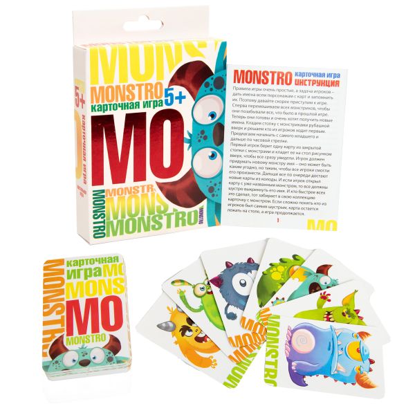 Настольная игра Strateg Monstro на русском языке (32067)