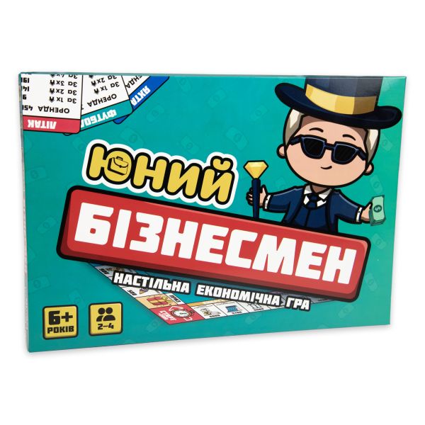 Настольная игра Strateg Юный Бизнесмен экономическая на украинском языке (30341)