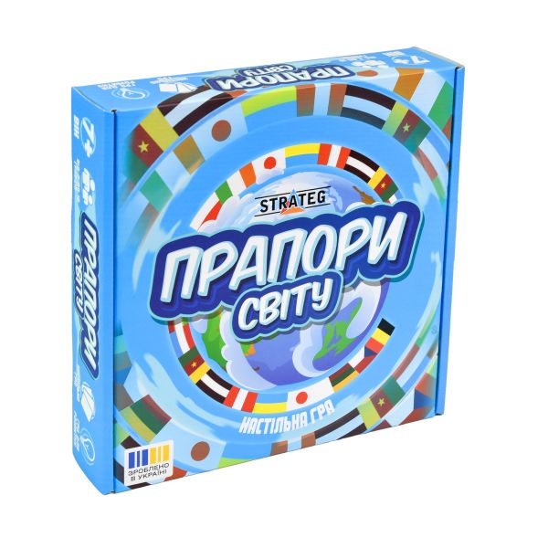 Настольная игра Флаги мира Strateg на украинском языке (30445)